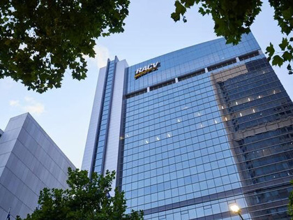 The exterior of the RACV building in Bourke Street, Melbourne.