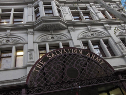 Outside building of the salvation army
