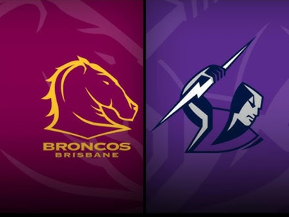 Storm and Broncos logos side by side.