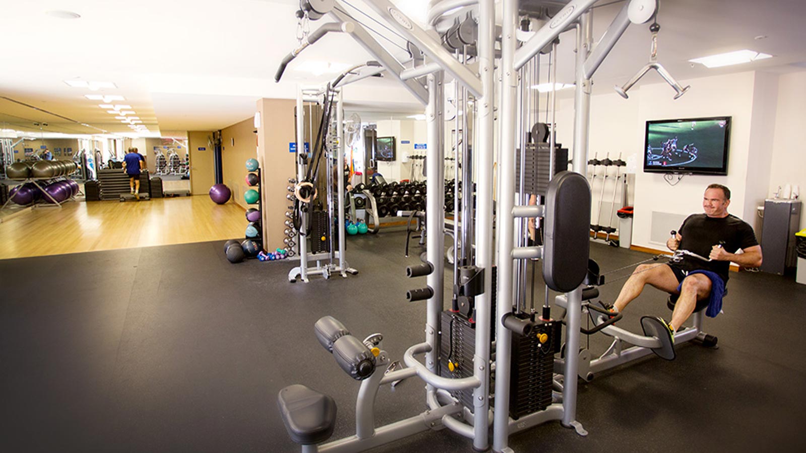 All the equipment available in the Healesville gym.