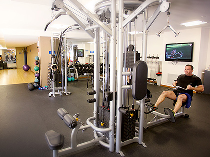 All the equipment available in the Healesville gym.