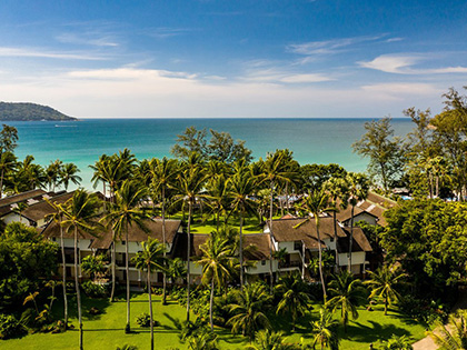 Coastal views of Club Med in Phuket