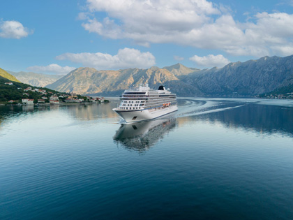 Viking Ocean Ship on the Bay of Kotor