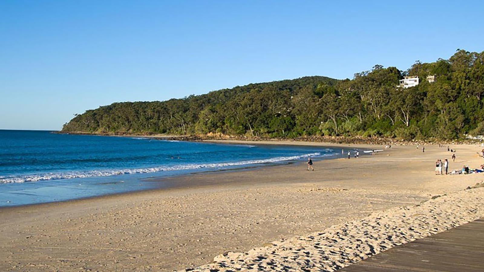 Image of beach on Australia's Sunshine Coast in Queensland.