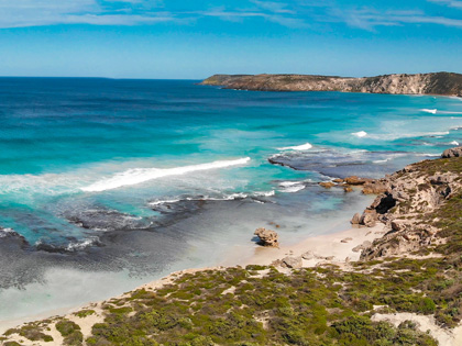 Panoramic shot of Pennington Bay.