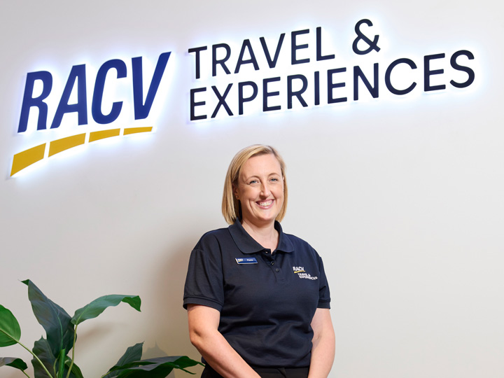 Travel agent from Geelong smiling at the camera