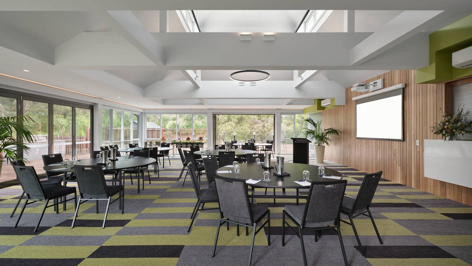Banksia room set up cabaret style
