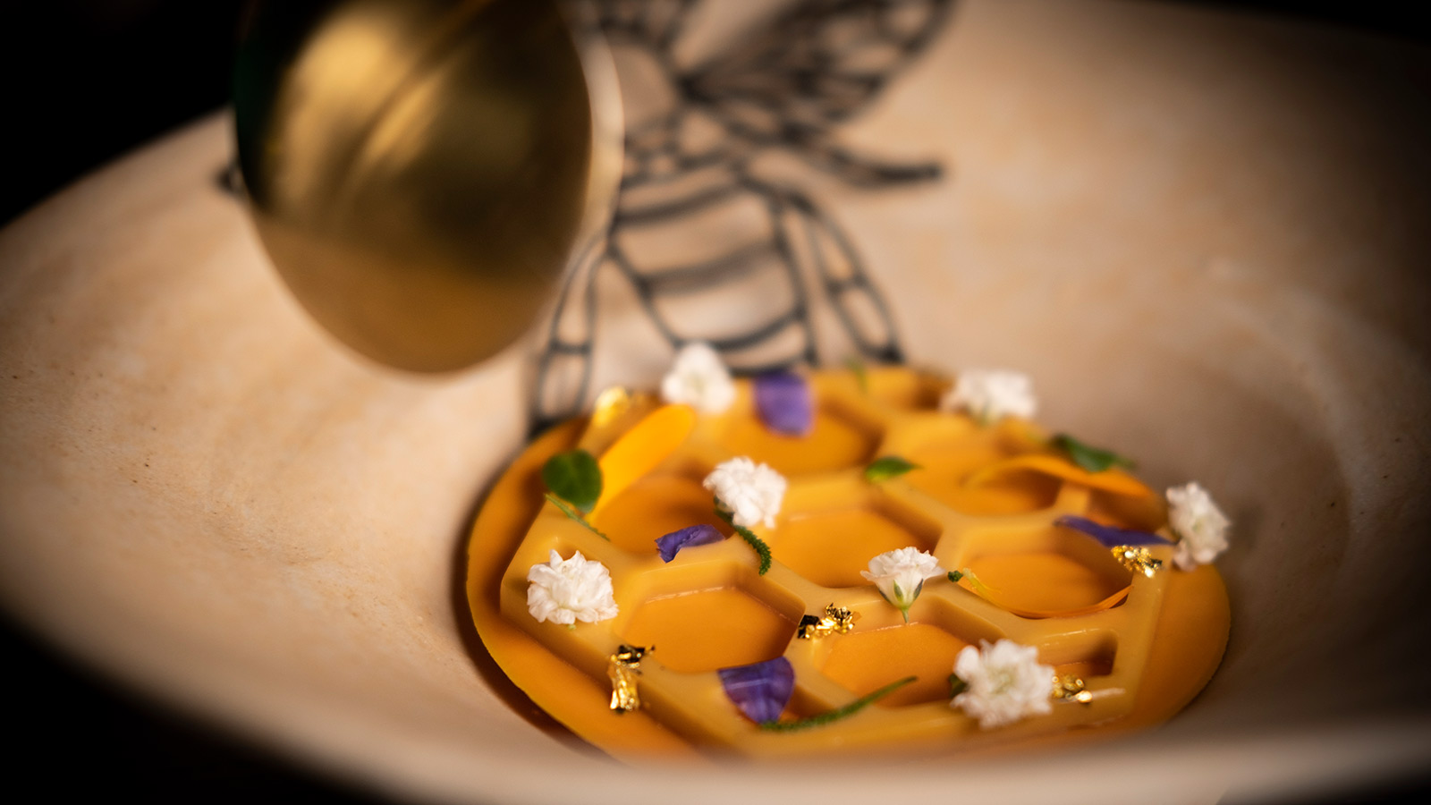 RACV Cape's olive oil and honey dessert.