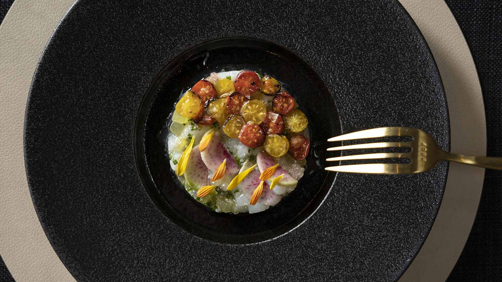 RACV's Cape Schanck resort vegetarian dish.