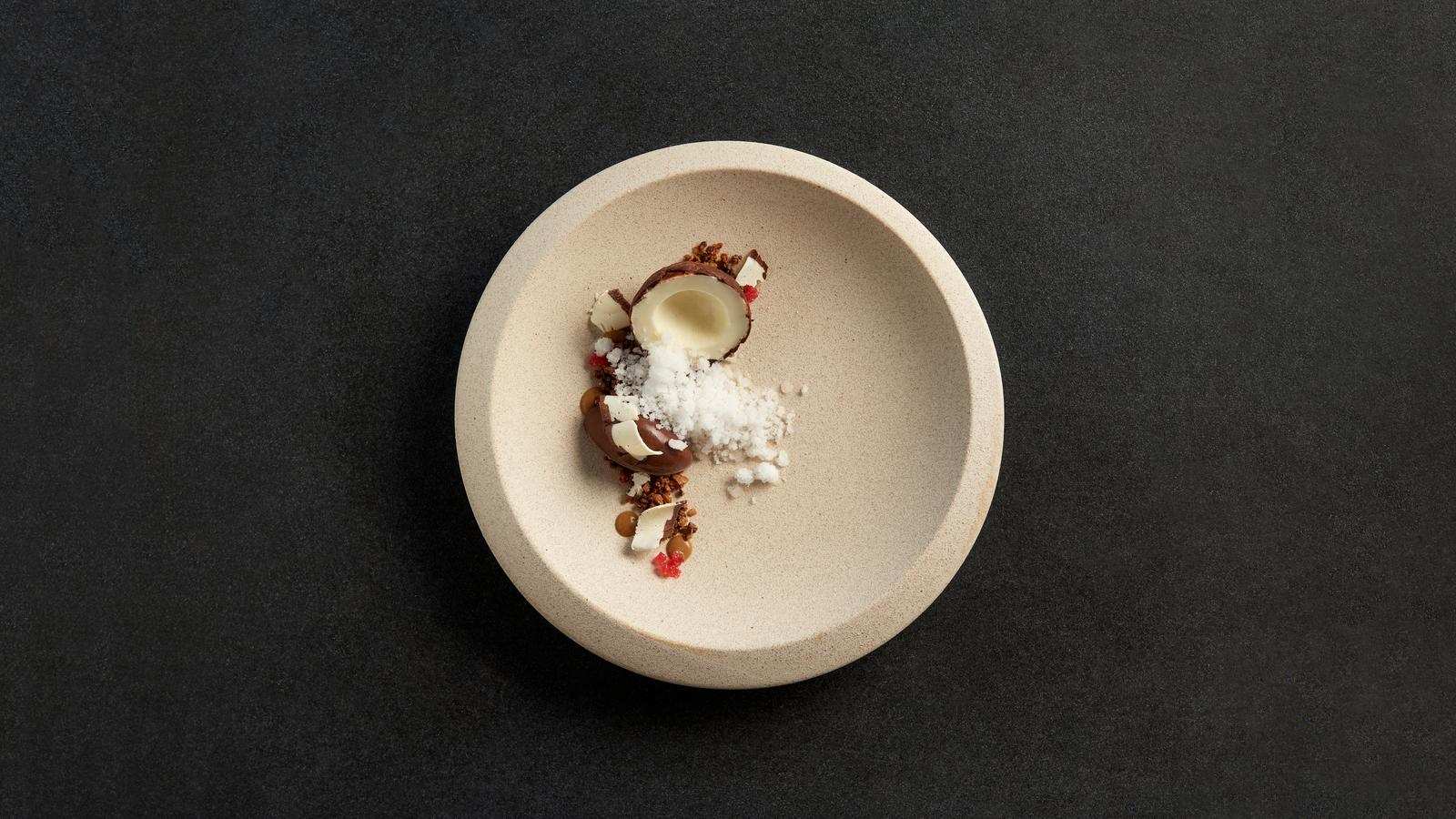 A dessert dish from Cape Schanck's Cape restaurant.
