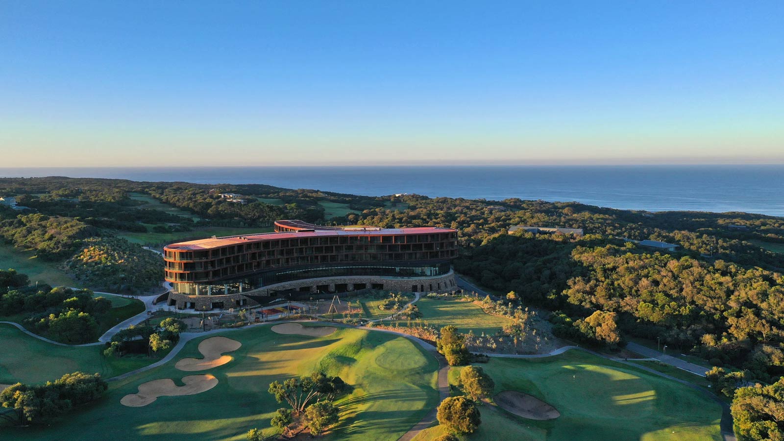 Aerial view of RACV Cape Schanck resort