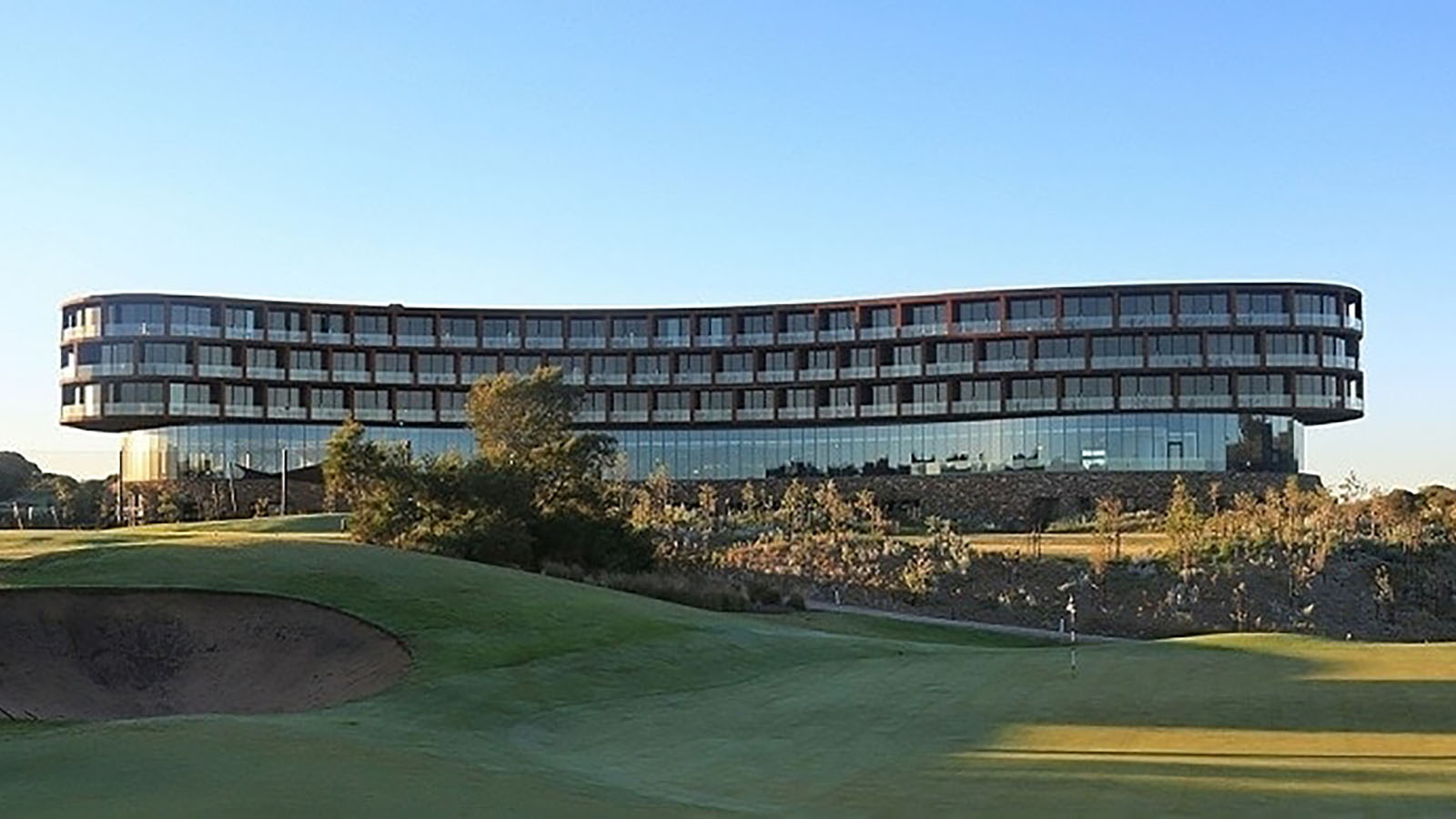 Exterior view of Cape Schanck golf course and resort