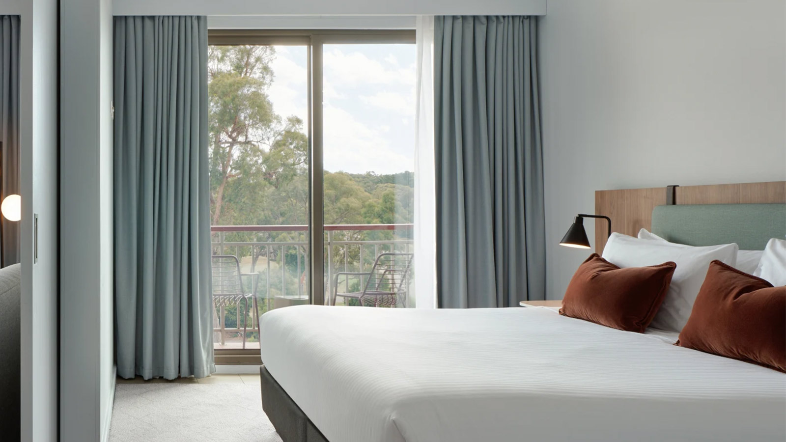 Studio bedroom at RACV Goldfields Resort