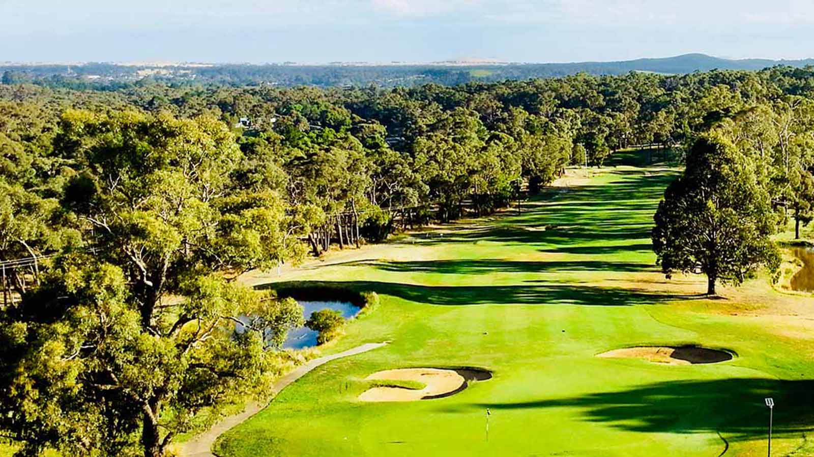 Golf course at RACV Goldfields Resort.
