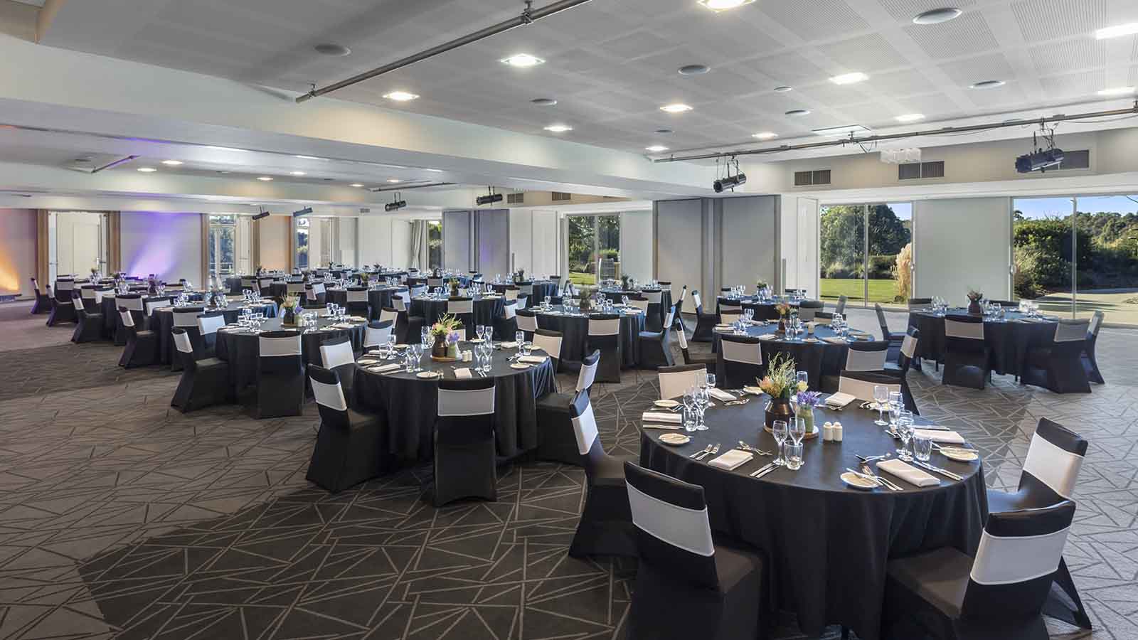 Banquet style reception at RACV Goldfields resort.