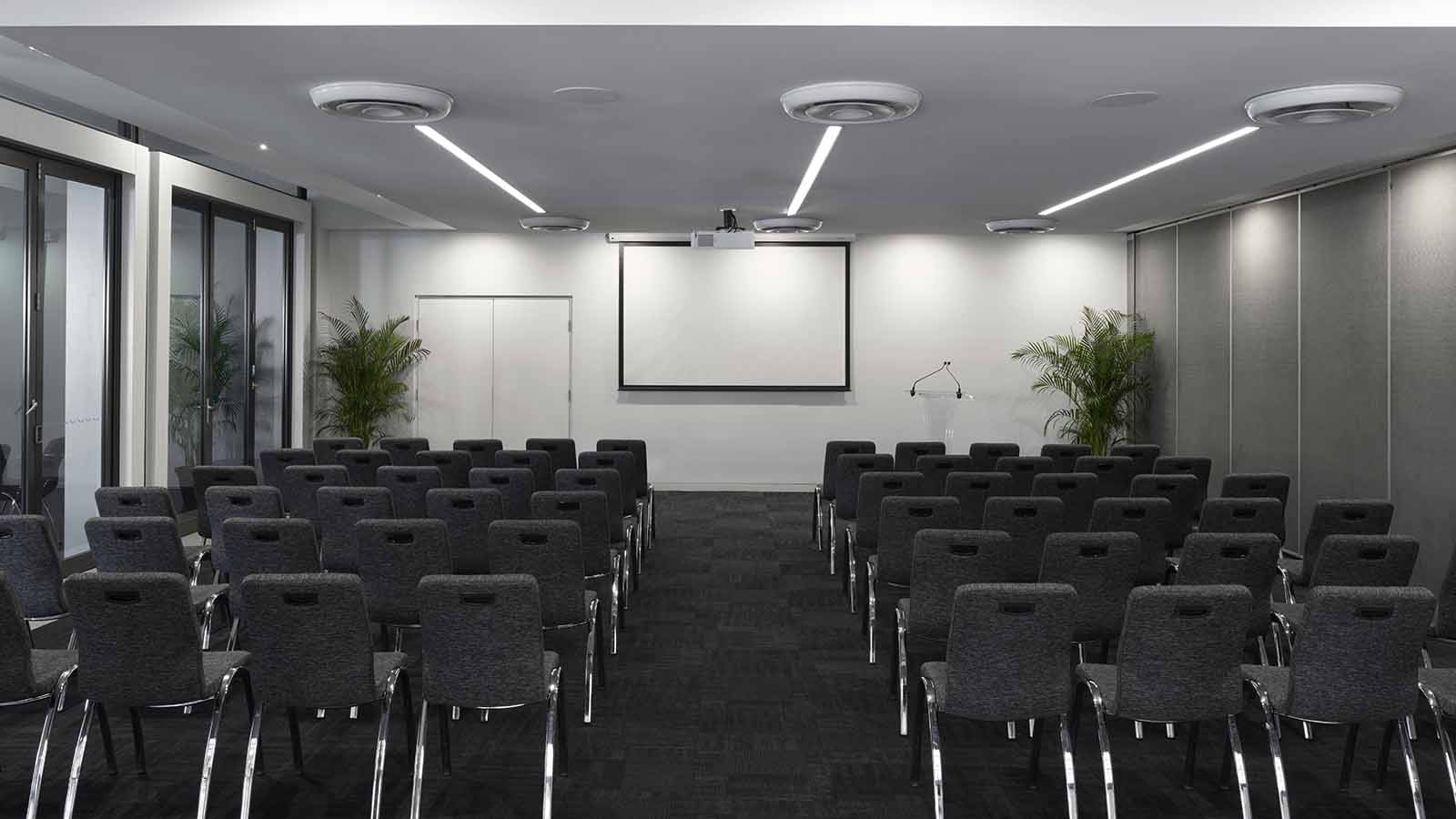 RACV Noosa Resort sound rooms set up theatre style