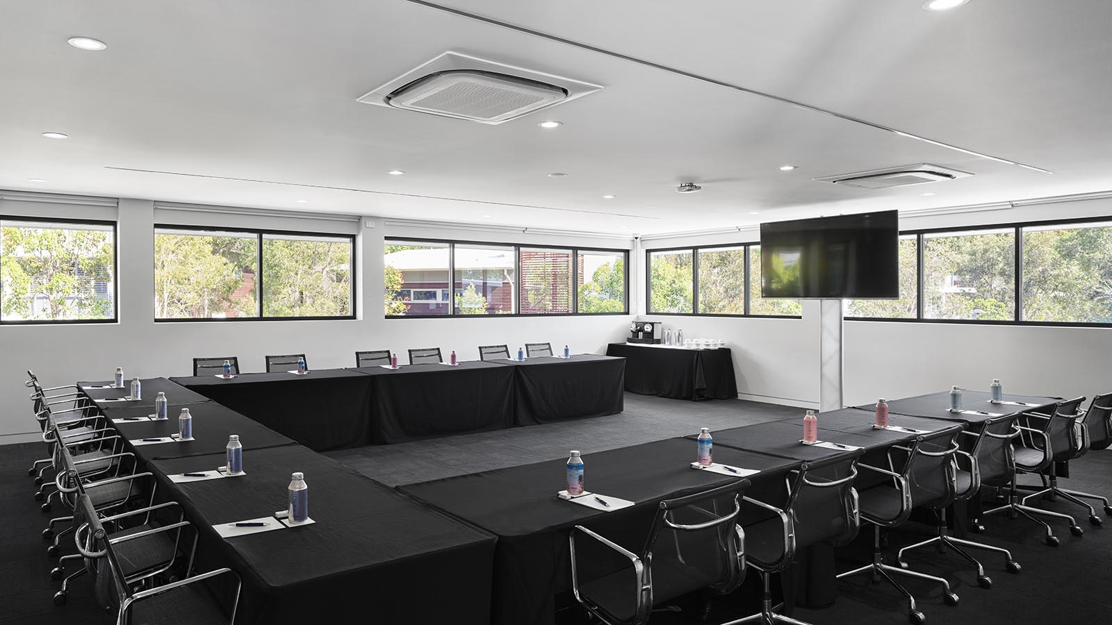 RACV Noosa Resort Weyba Room with U-shaped table.