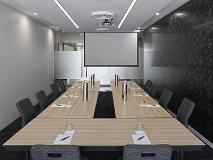RACV Noosa Resort Little Cove Boardroom with U-shaped table.