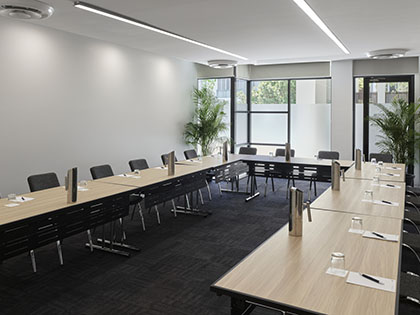 RACV Noosa Resort Magellan room set up with U-shaped table.