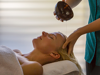 Person getting a facial at RACV Noosa Resort's One Spa.