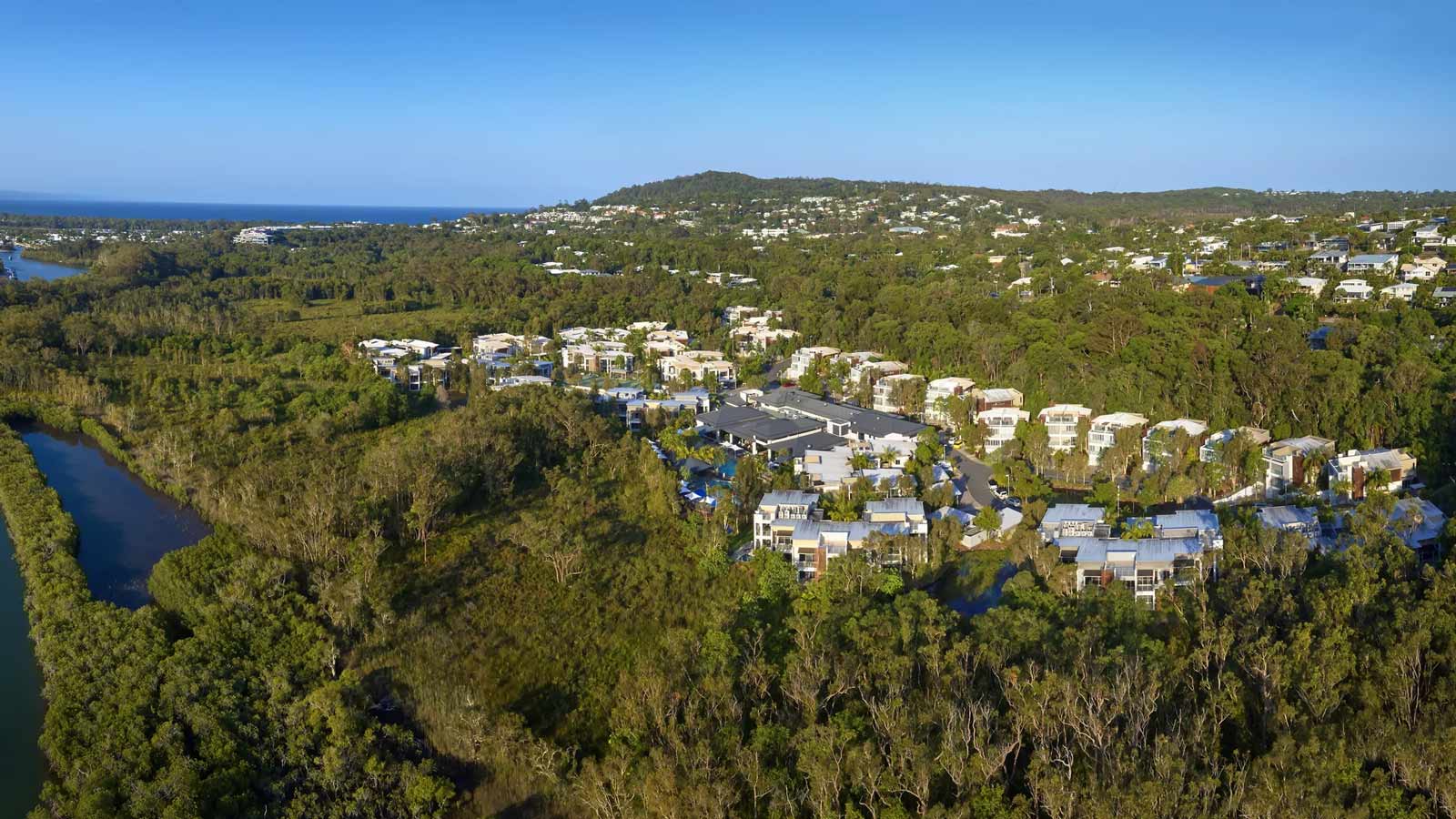 Aerial view of Noosa Resort
