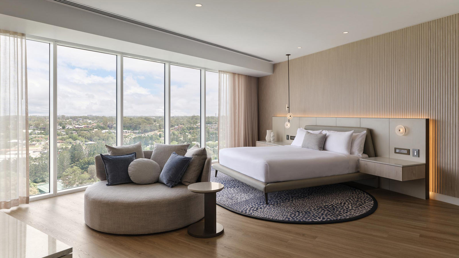 Bedroom in a royal suite