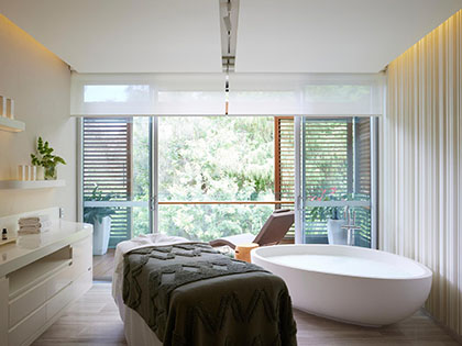 One of RACV Royal Pines Resort One Spa treatment room.