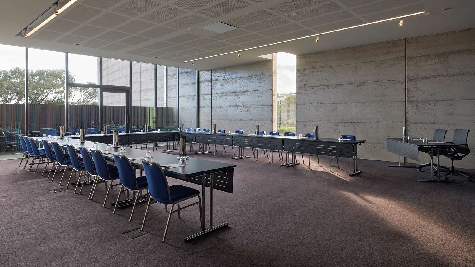 Bells 1 room at RACV Torquay Resort, set up in a U-shape.