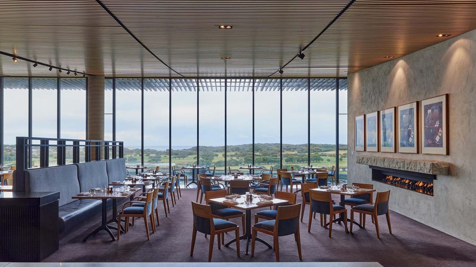 Number One Restaurant dining area at RACV Torquay resort.