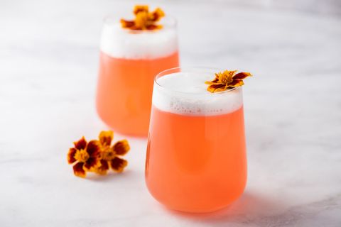 Cosmo Sour cocktail with garnish