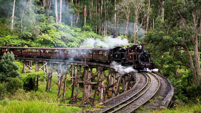 Puffing Billy Railway in the Dandenongs