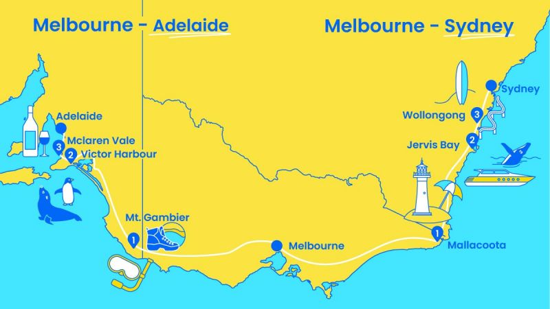 trips from melbourne to adelaide