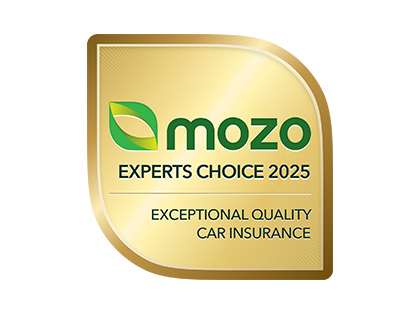 Mozo experts choice 2025 award for exceptional quality car insurance.