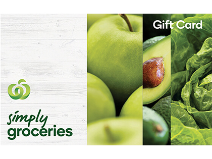 Woolworths Simply Groceries Gift Card.