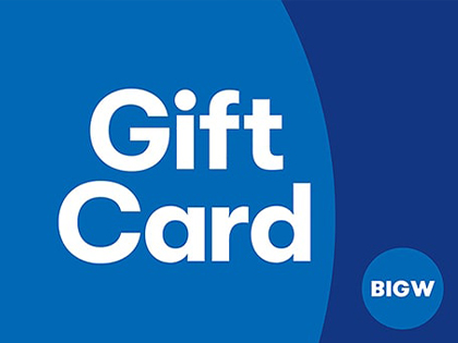 Big W Gift Card.