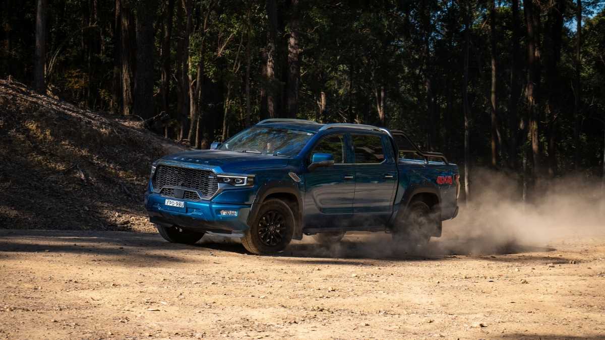 2025 Foton Tunland V9-S on gravel