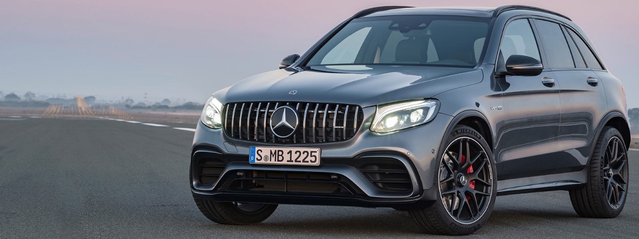 Grey Mercedes AMG GLC 63 S 4Matic+ wagon