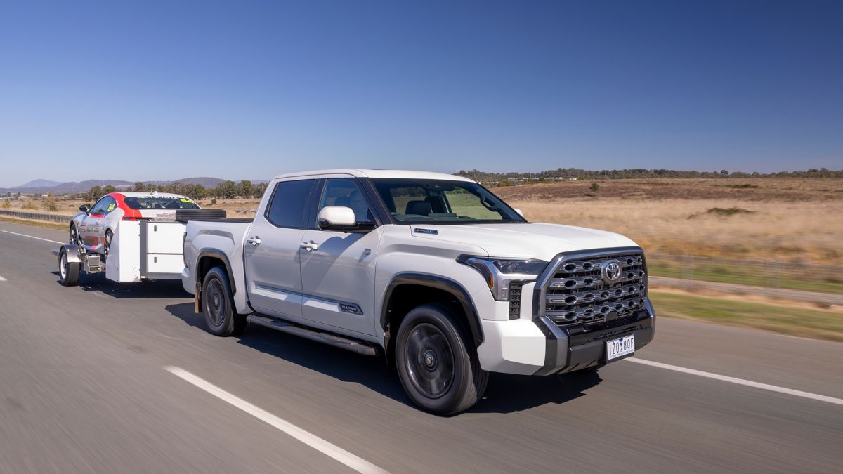 Toyota Tundra Platinum towing