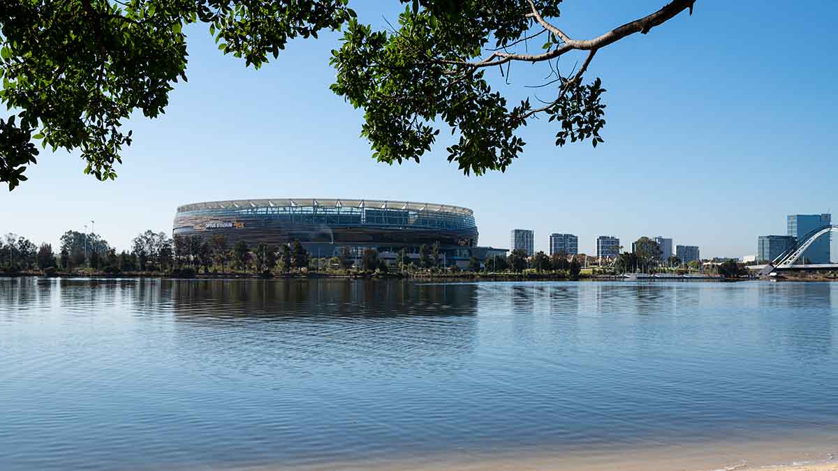 Optus Stadium in Perth