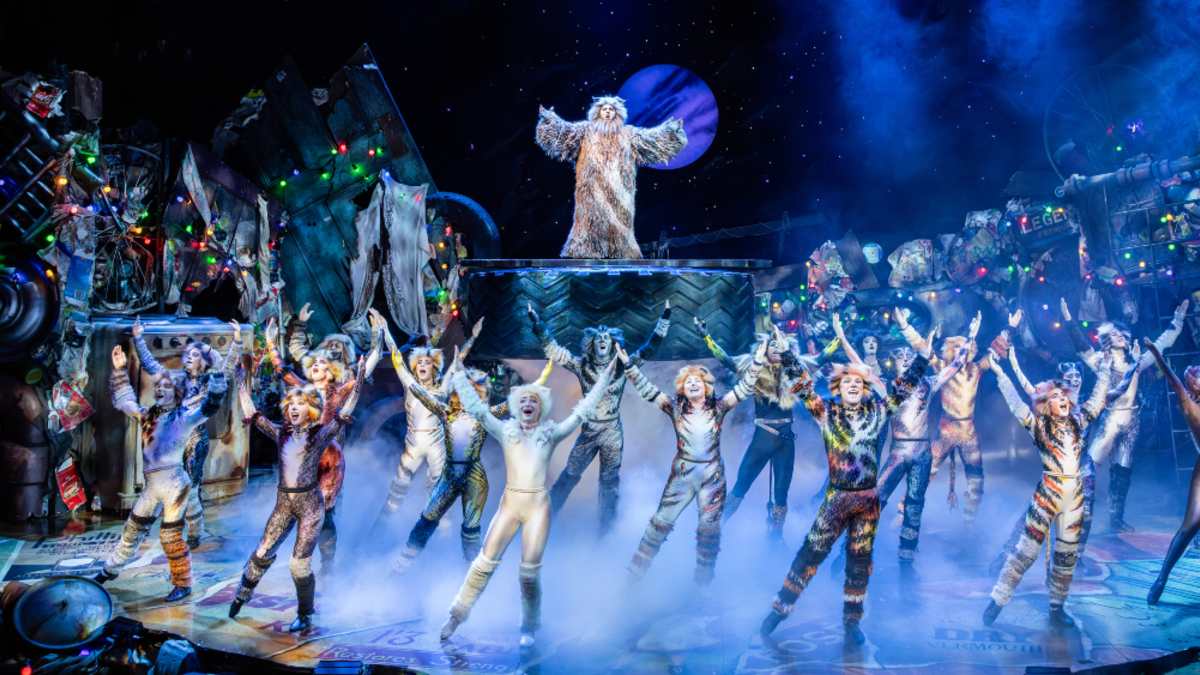 An ensemble scene from CATs the musical Melbourne 2025