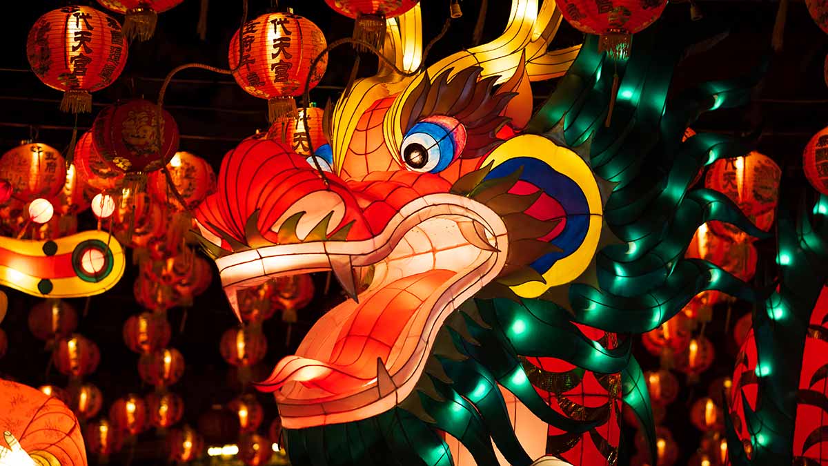 Chinese New Year meal