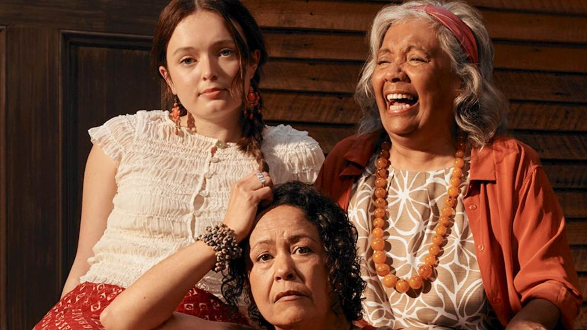 three generations of Indigenous Australian women