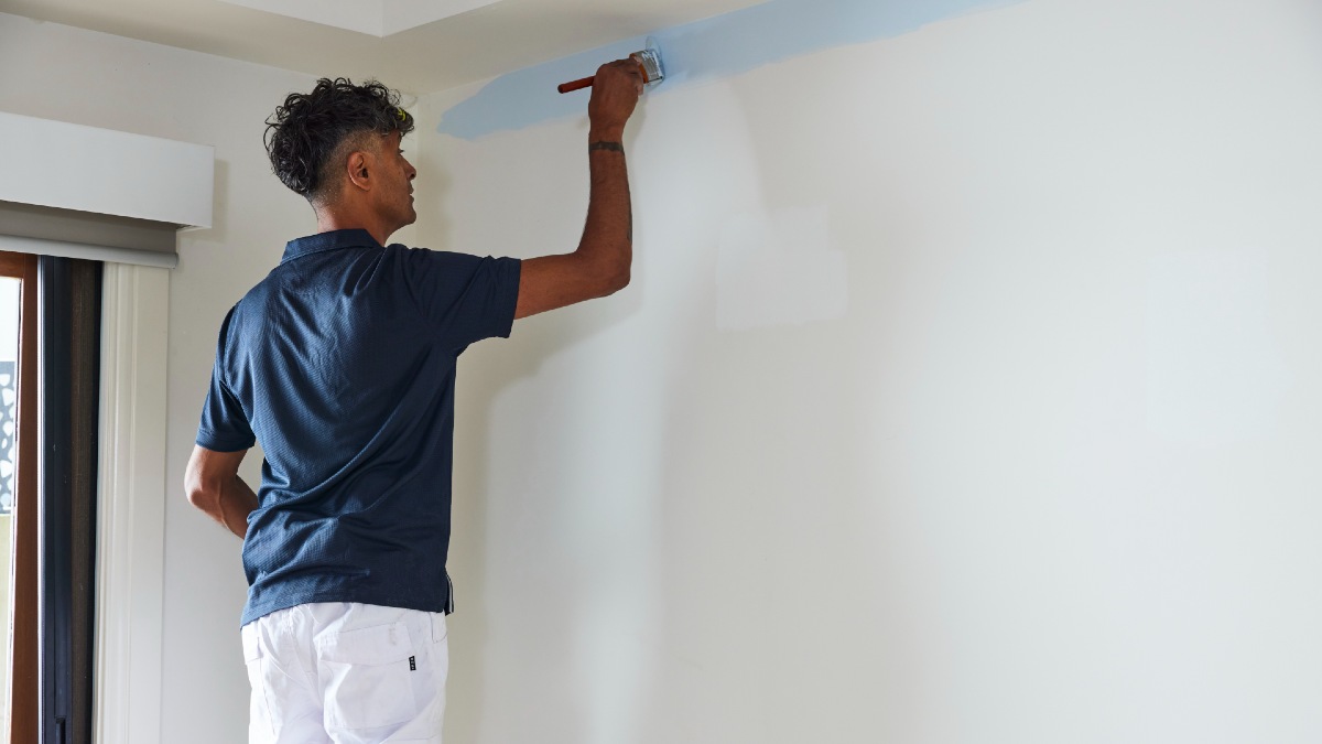 RACV tradie painting interior wall