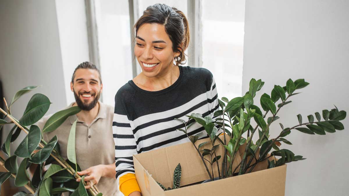 couple moving into new home