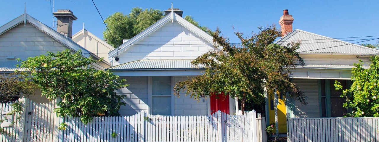 three Melbourne houses