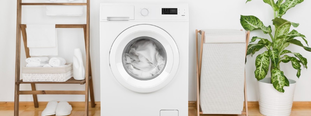 laundry with washing machine