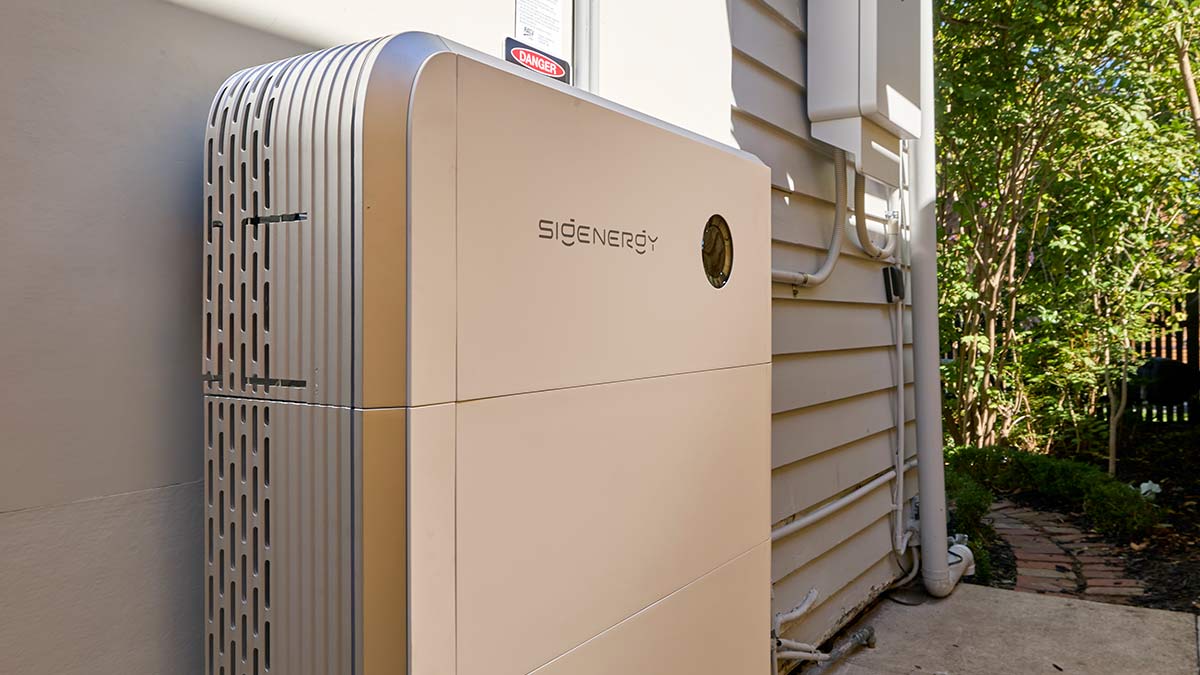A Sigenergy solar battery installed at a home in Melbourne