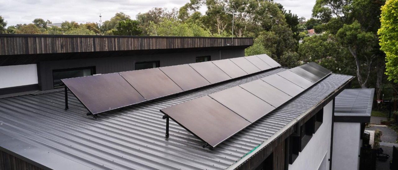 solar panels installed on a rooftop