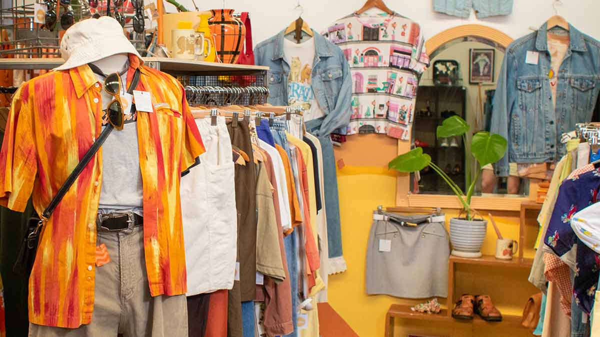 Vintage clothing shop