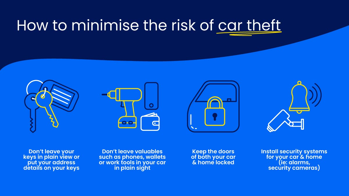 Minimise car theft tips